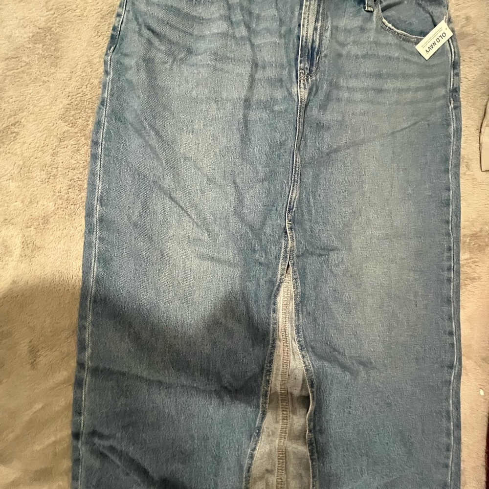 Old Navy Women's Blue Maxi Skirt